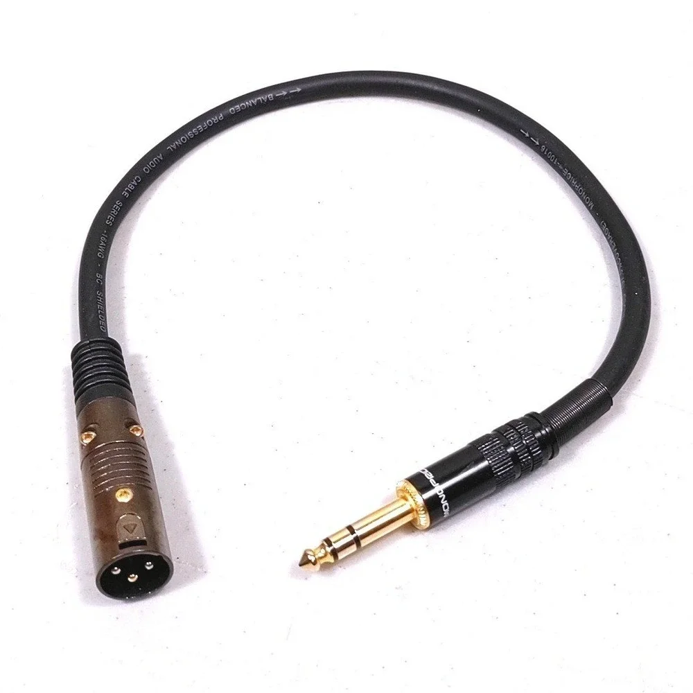 Monoprice 1.5ft XLR Male to 1/4